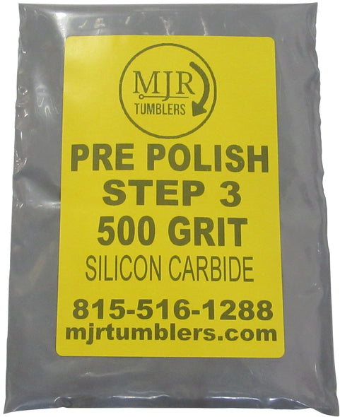 Silicon Carbide 500 Pre-Polish Rock Grit Stage 3, FREE SHIPPING!